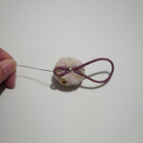 poche  /  pom hair ties - cotton candy