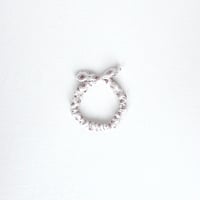 【 ラスト1点 】iver & isla  /  bow scrunchie headband . cameo