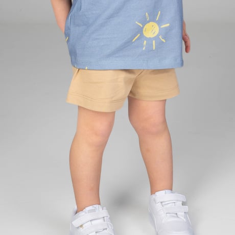 【 ラスト1点 】LIKE LOU  /  Shorts Logo Beige