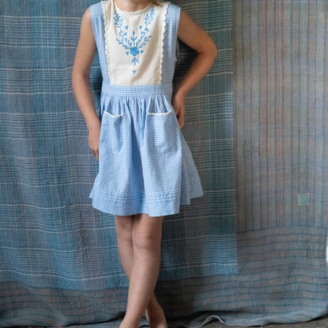 Marlaguette  /  Rosalie blue gingham dress