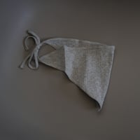 poche  /  pointelle kerrchief - fog