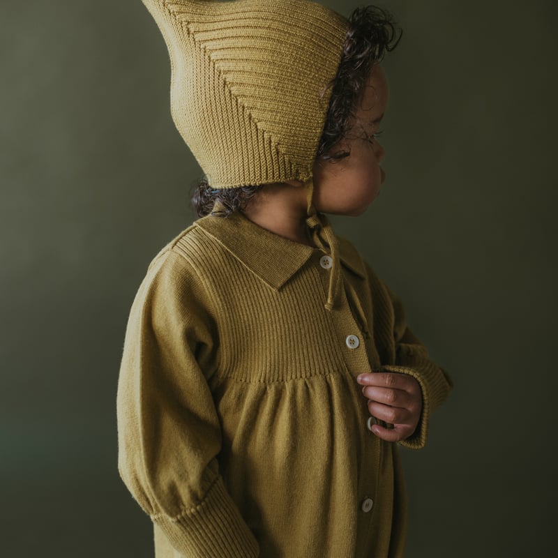 mabli EIRLYS ROMPER 18M,BONNET M セット Eirlys Romper - Eucalyptus – MABLI