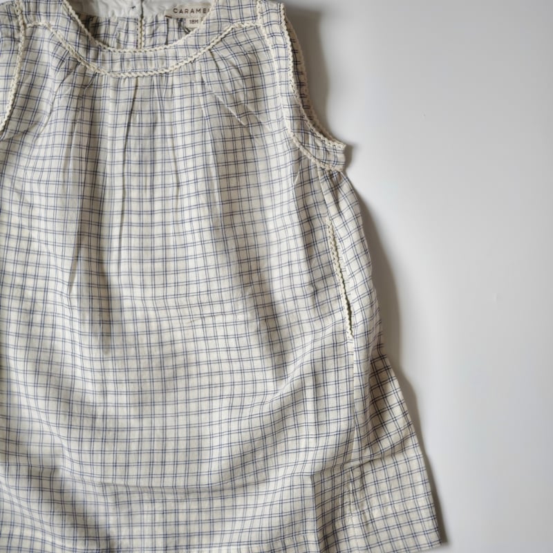 ラスト1点 】CARAMEL / GINGER BABY DRESS - WHITE/