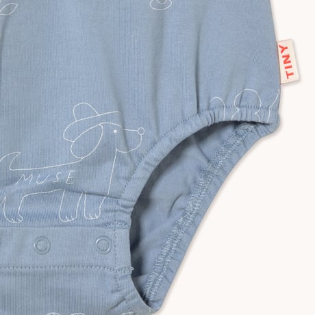 TINYCOTTONS  /  TINY GIVERNY KNITTED BODY grey