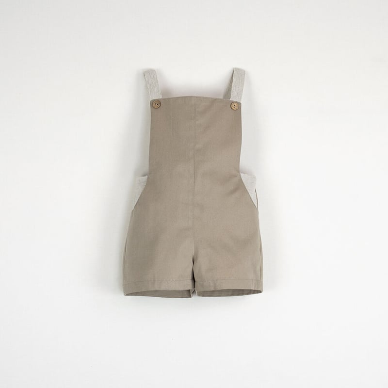 Popelin / ショートサロペット 2-3y