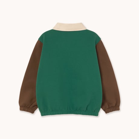 TINYCOTTONS  /  COLOR BLOCK POLO SLEEVE TEE