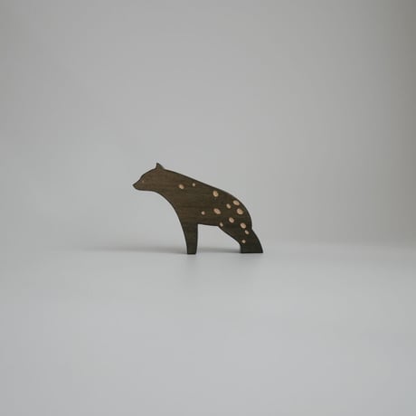REDBARBATUM /  Hyena Children Wooden Figure