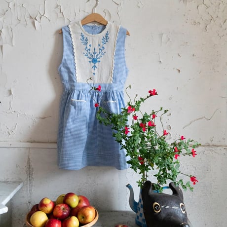 Marlaguette  /  Rosalie blue gingham dress