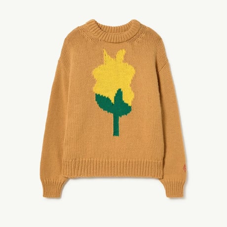 【 ラスト1点 】THE ANIMAL OBSERVATORY  /  BEIGE FLOWER BULL SWEATER