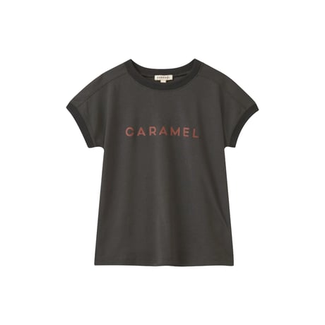CARAMEL  /  CRESS T-SHIRT - CHARCOAL