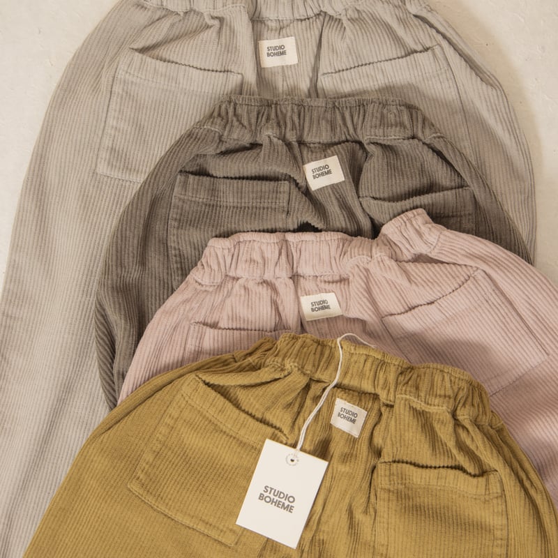 STUDIO BOHEME / CARROT PANTS DARK TAUPE | RI