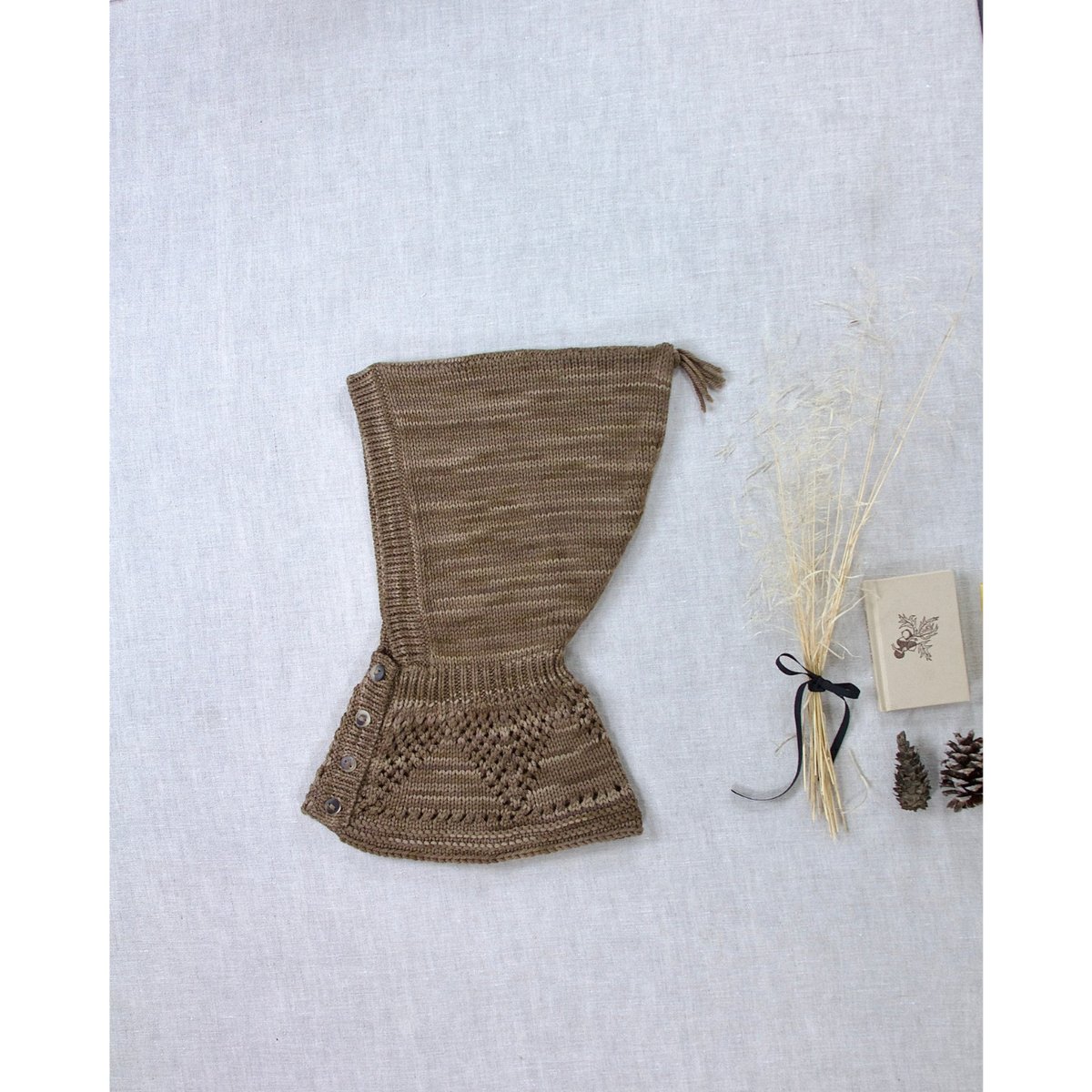 帽子 iver and isla cable bobble balaclava 帽子 iver and isla cable