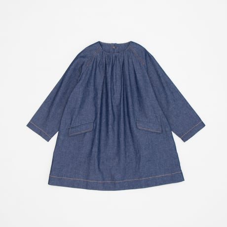 【 ラスト1点 】 CARAMEL  /  MALIKA GIRL DRESS - MIDNIGHT BLUE