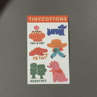 TINYCOTTONS  /  GIVERNY TATTOOS summer red