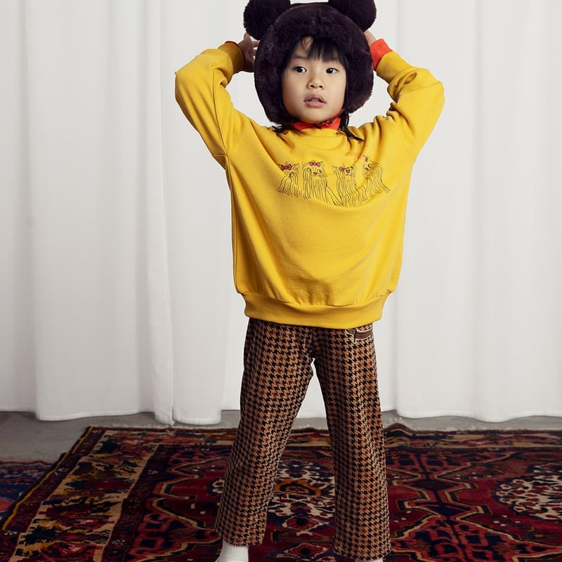 ラスト1点 】MINI RODINI / DOG HOUNDSTOOTH AOP VE