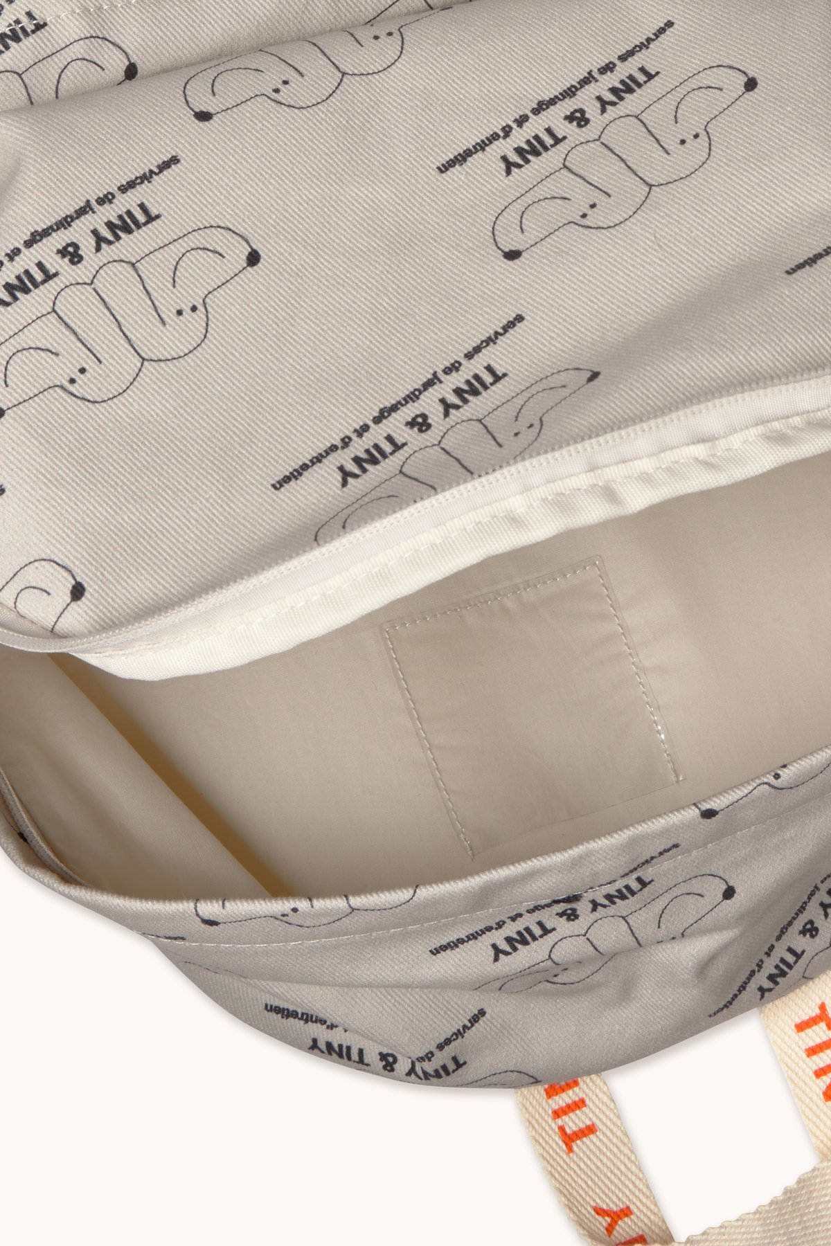 TINYCOTTONS / TINY & TINY BACKPACK dark vanil