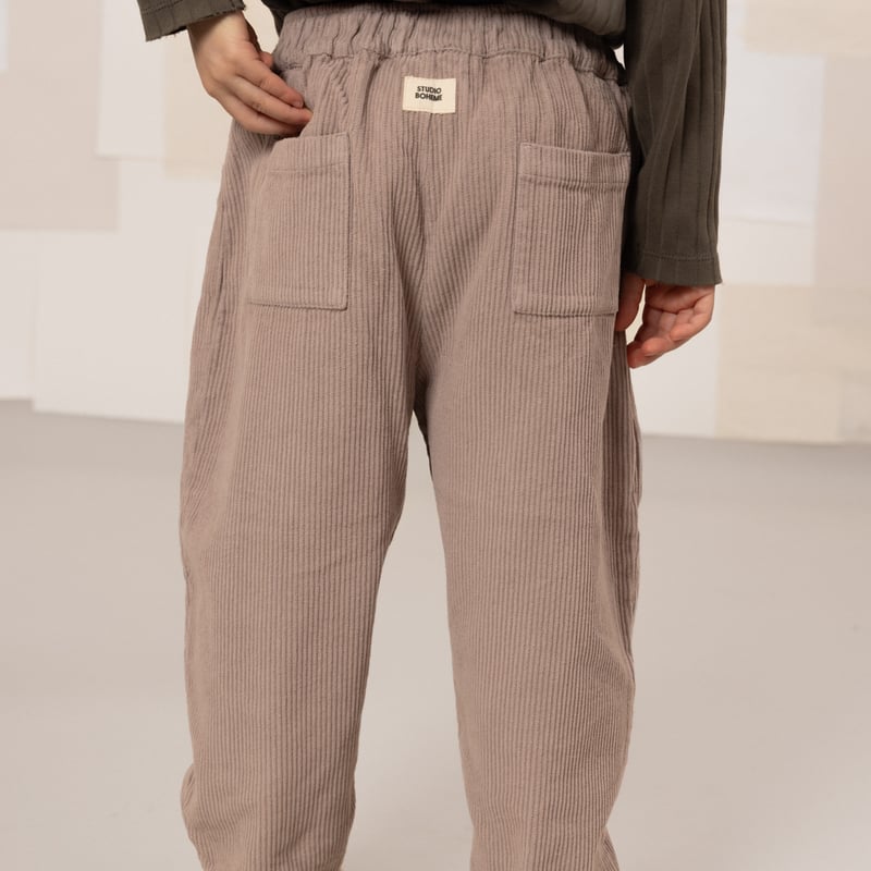 STUDIO BOHEME / CARROT PANTS LIGHT MAUVE | R
