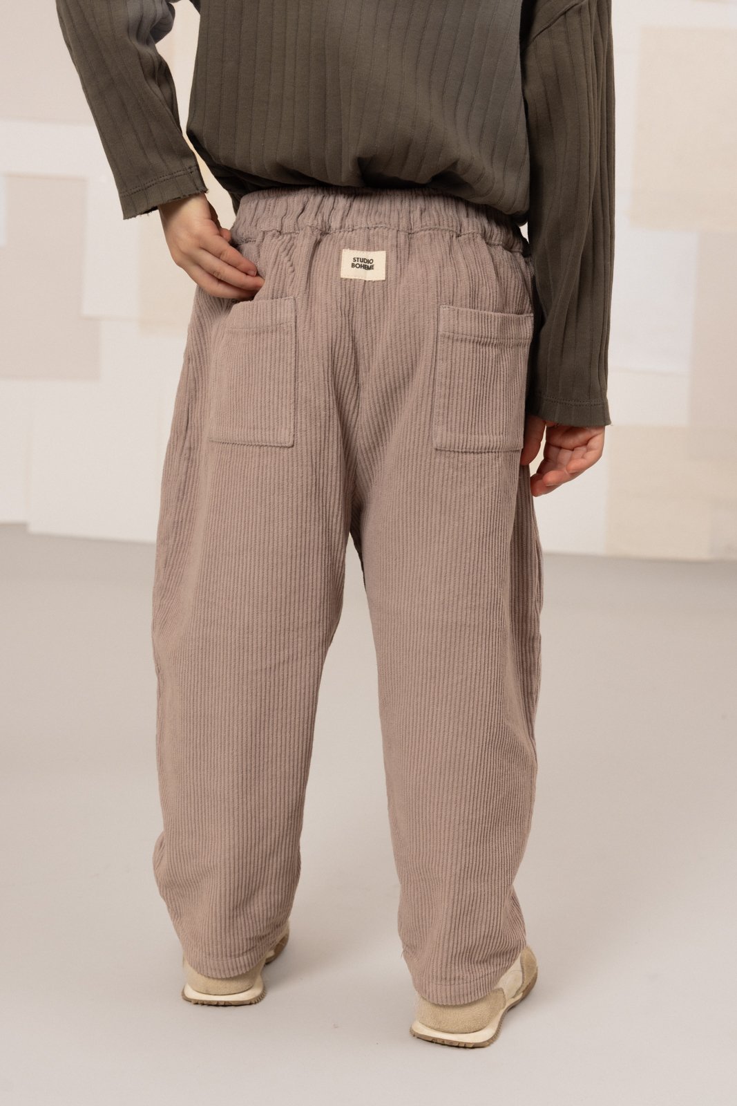 STUDIO BOHEME / CARROT PANTS LIGHT MAUVE | R