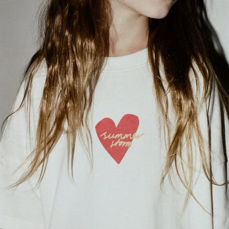 【 ラスト1点 】SUMMER and STORM  /  OVERSIZE TEE LOGO HEART