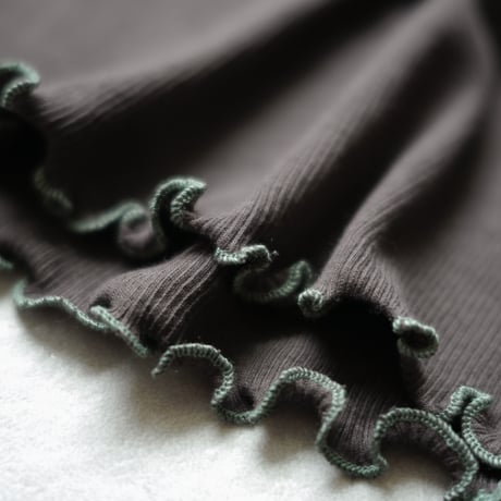 matph /  bowtie longsleeve tee  -deep brown［ RITAPAPERI original color ］deep brown