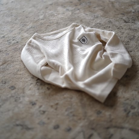 poche  /  standard pointelle L/S tee - milk