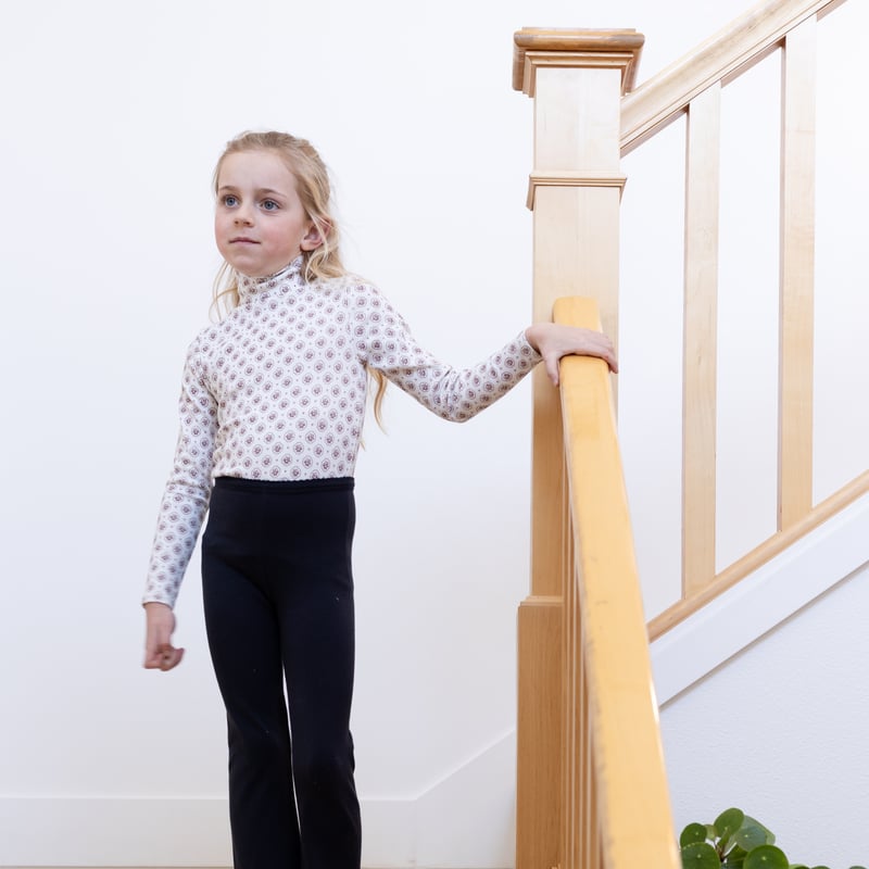 iver & isla / pima snap turtleneck . cameo |