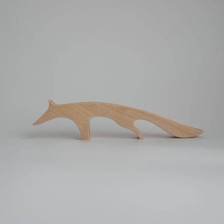 REDBARBATUM /  Fox Dad Wooden Figure