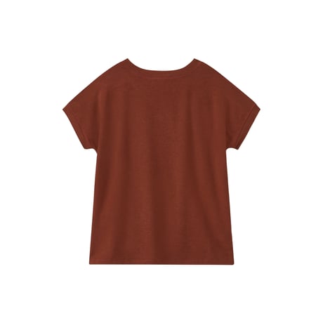 CARAMEL  /  CRESS T-SHIRT - BURGUNDY