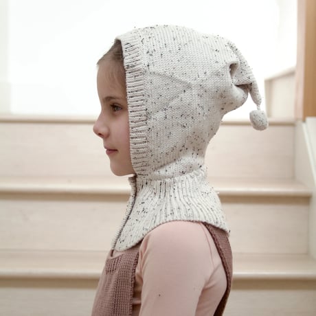 【 ラスト1点 】iver & isla  /  balaclava . snowdrop tweed