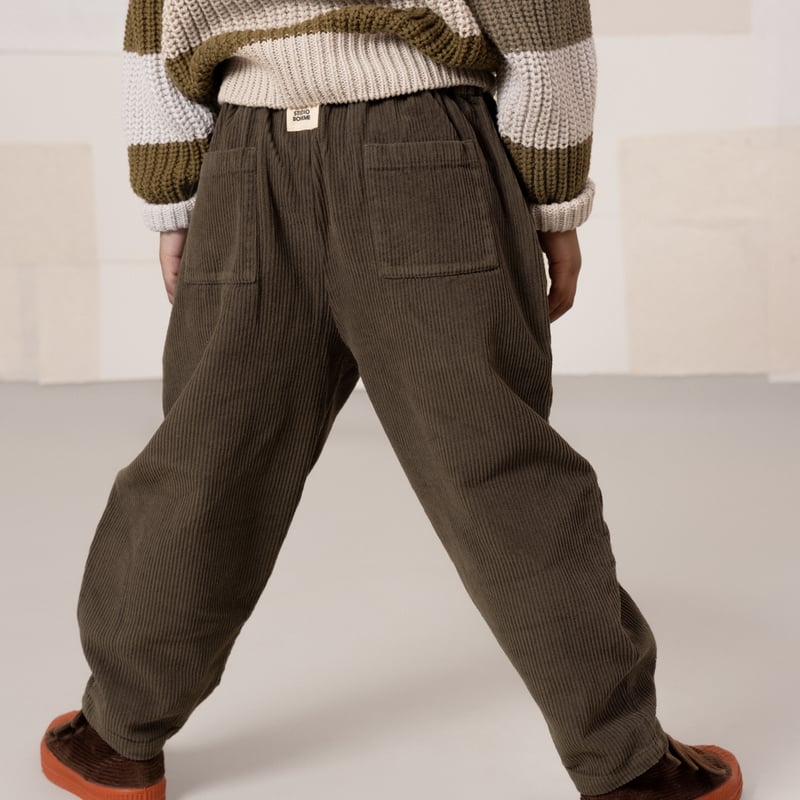 STUDIO BOHEME / CARROT PANTS DARK TAUPE | RI