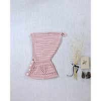 【 ラスト1点 】iver & isla  /  lace yoke balaclava . mallow