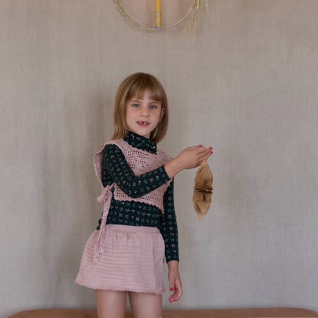 iver & isla  /  rose crochet pinny . mallow