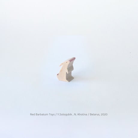 REDBARBATUM /  Rabbit Children Wooden Figure