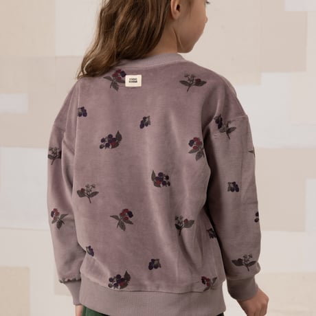 STUDIO BOHEME  /  BART SWEAT-SHIRT  MAUVE / BLACKBERRIES