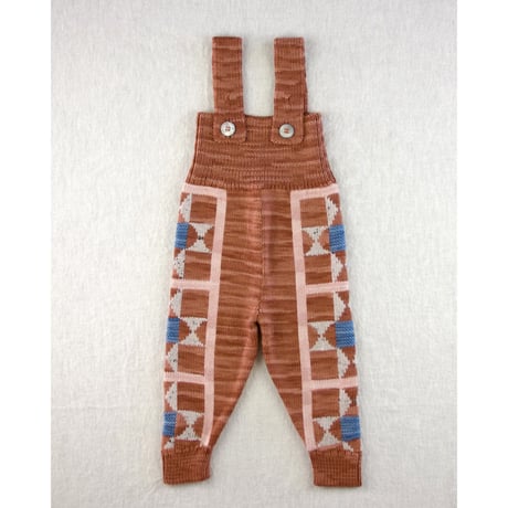iver & isla  /  patchwork quilt suspenders  -gingerbread