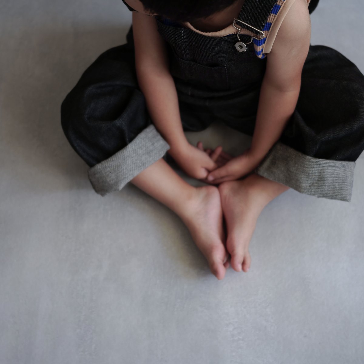 P Denim / DUNGAREES LONG -CHARCOAL | RITAPAPERI
