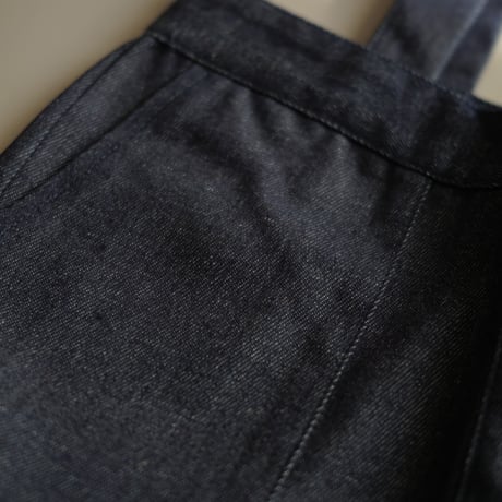 poche  /  denim salopette - indigo