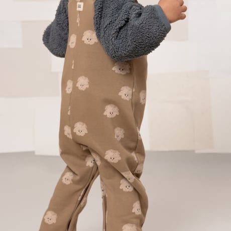 STUDIO BOHEME  /  HOMER OVERALLS  MOCHA / DOGS