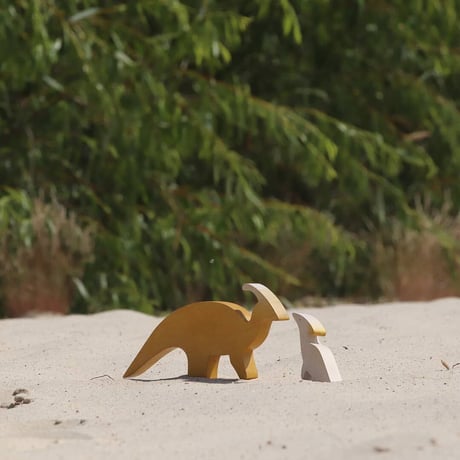REDBARBATUM /  Parasaurolophus Children Wooden Figure