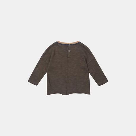 CARAMEL  /  VIBERNUM BABY T-SHIRT - COFFEE