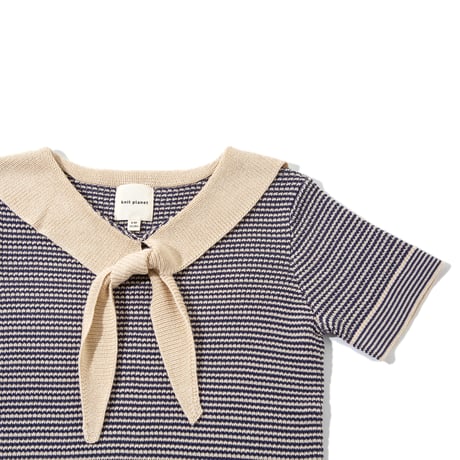 knit planet / CHIC COLLARED TOP