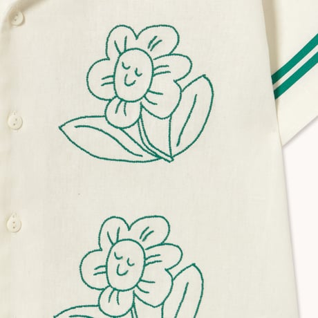 TINYCOTTONS  /  DAISIES LINEN SHIRT
