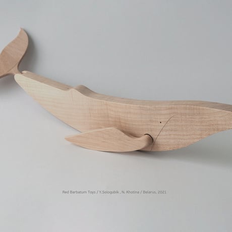 【 ラスト1点 】REDBARBATUM /  Wooden Whale With Box