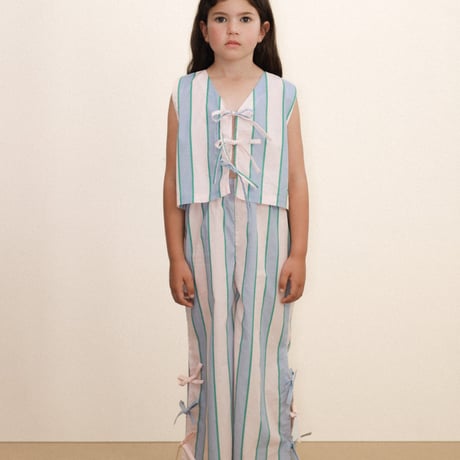 TINYCOTTONS  /  RETRO STRIPES BOWS PANT