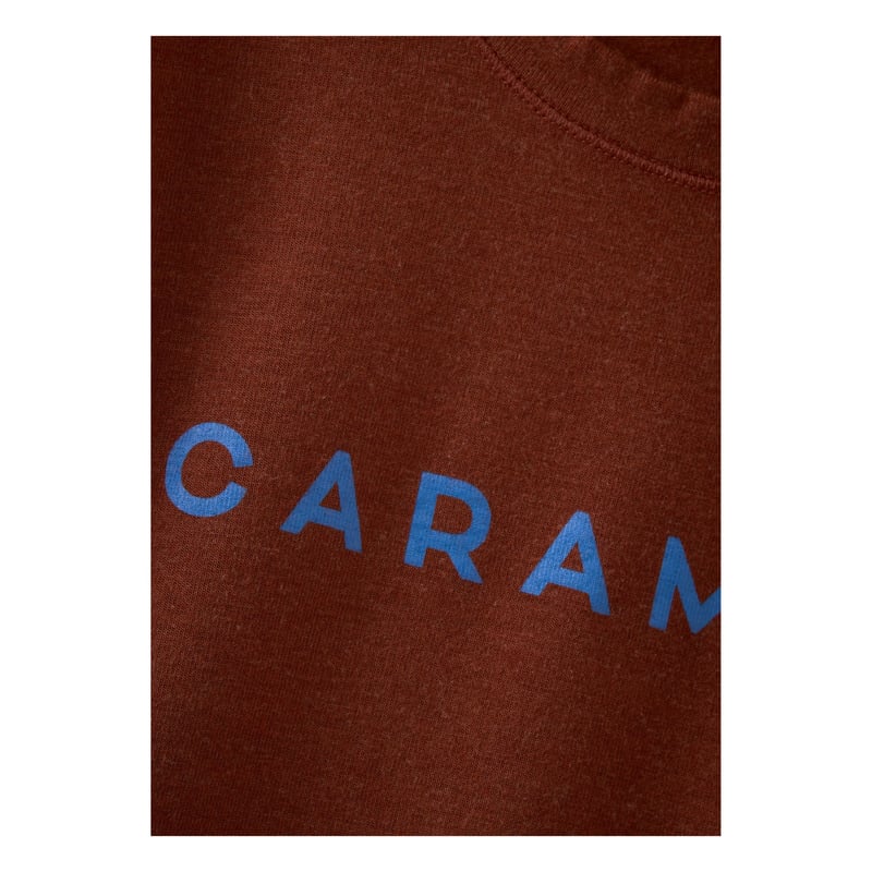 CARAMEL / CRESS T-SHIRT - BURGUNDY | RITAPAPERI