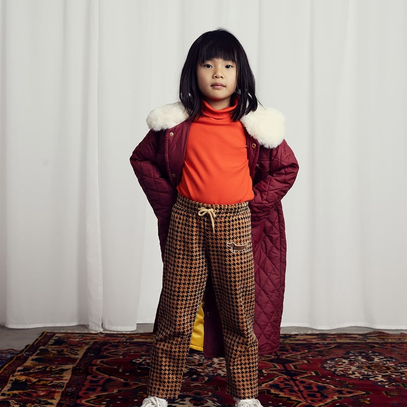 ラスト1点 】MINI RODINI / DOG HOUNDSTOOTH AOP VE