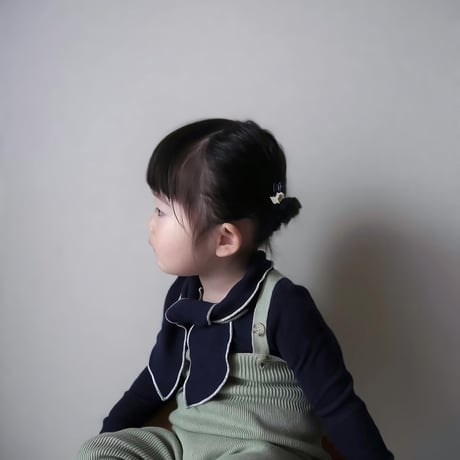 【 ラスト1点 】poche  /  knit salopette - pistachio