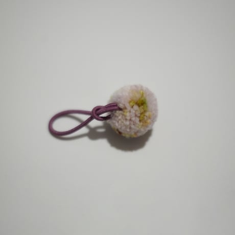 poche  /  pom hair ties - cotton candy