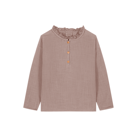 STUDIO BOHEME  /  OLYMPE BLOUSE  LIGHT MAUVE