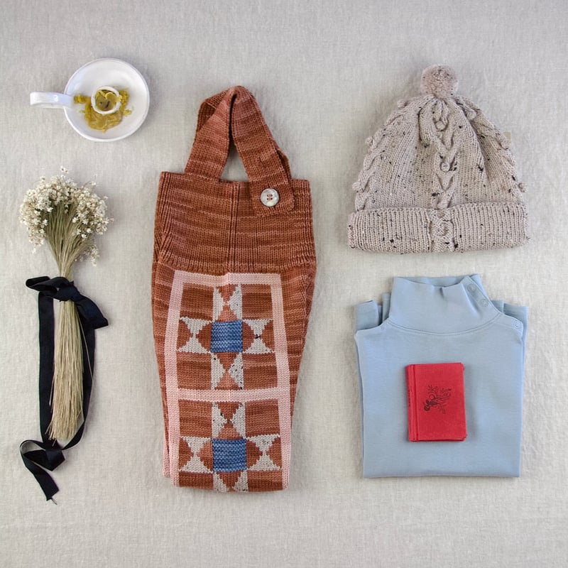 iver and ilsa patchwork quilt overalls